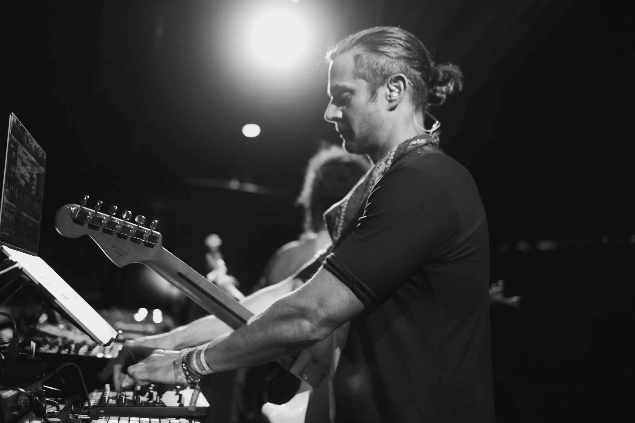 Corey Epstein of Dear Humans performing live at Coachella